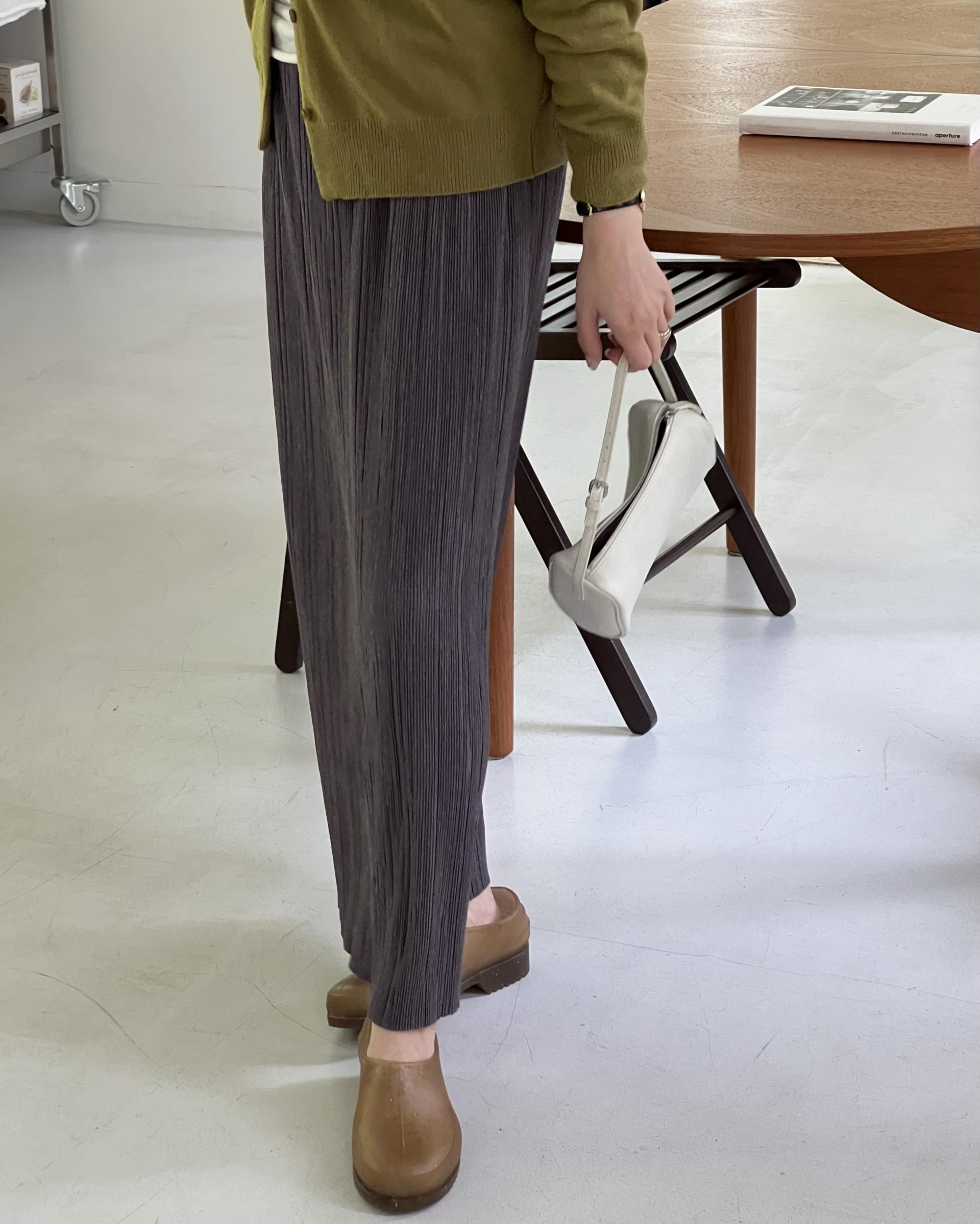 bowl round cardigan (grey/khaki/red)