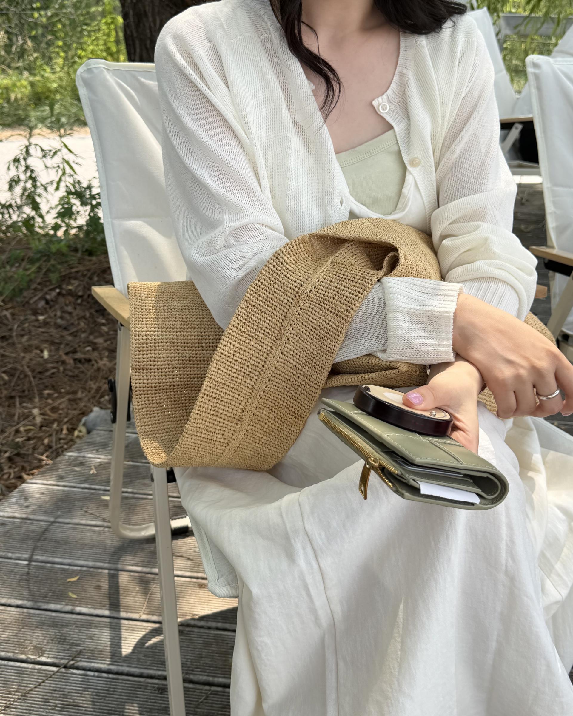 oatmeal dress (charcoal/cream)
