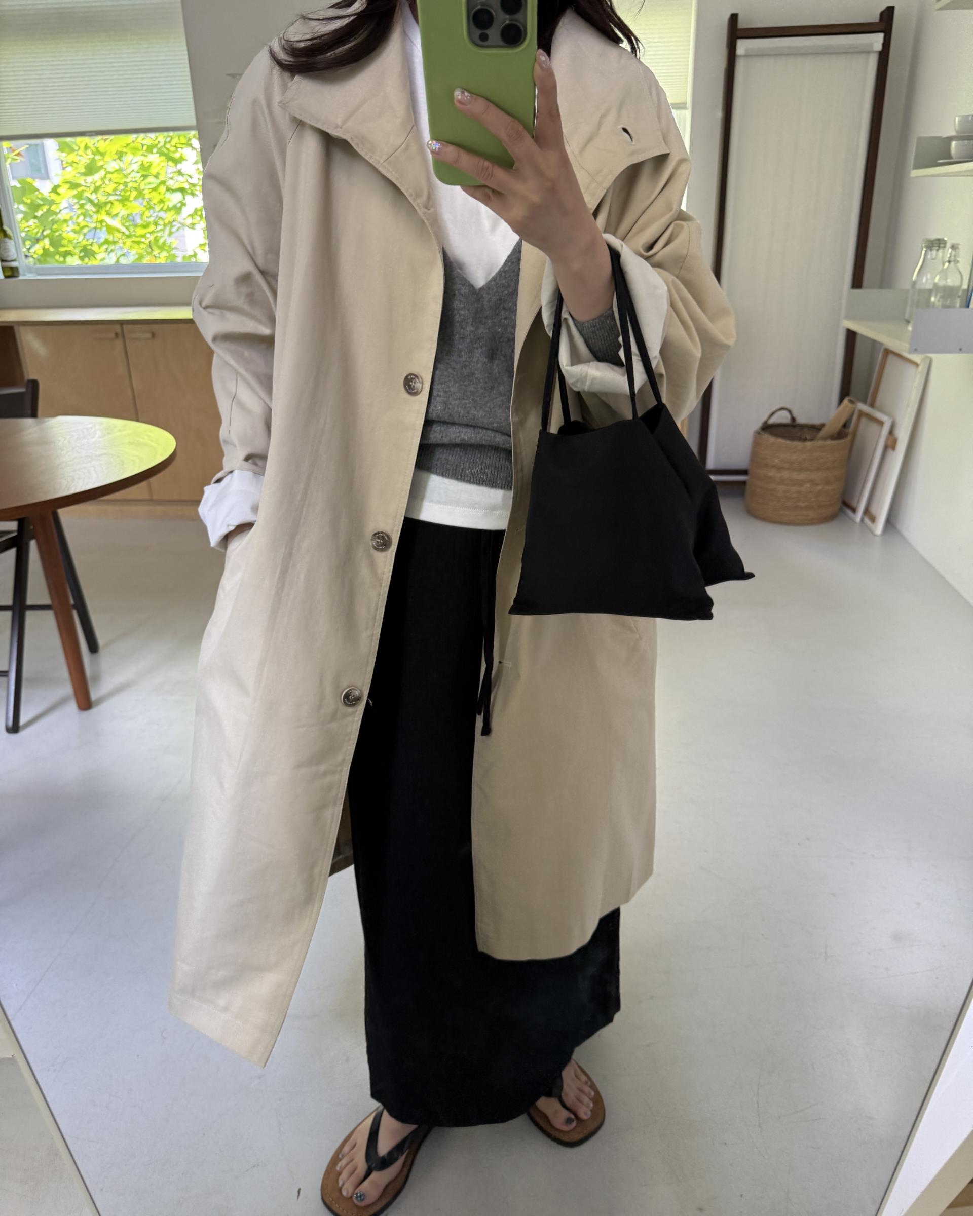 base wrinkle skirt (black/cream)