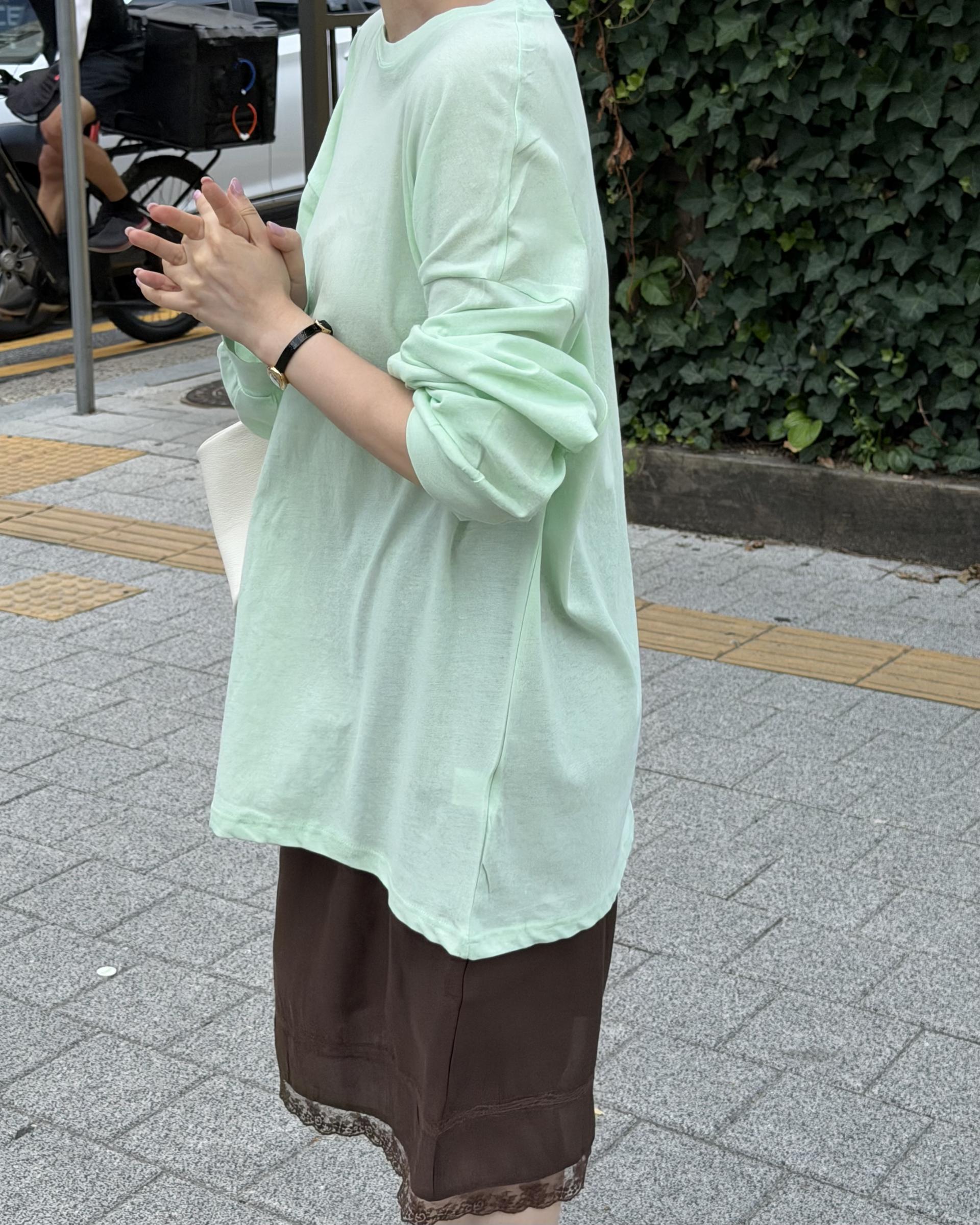 fruit top (white/mint/yellow/black/melange/pink)