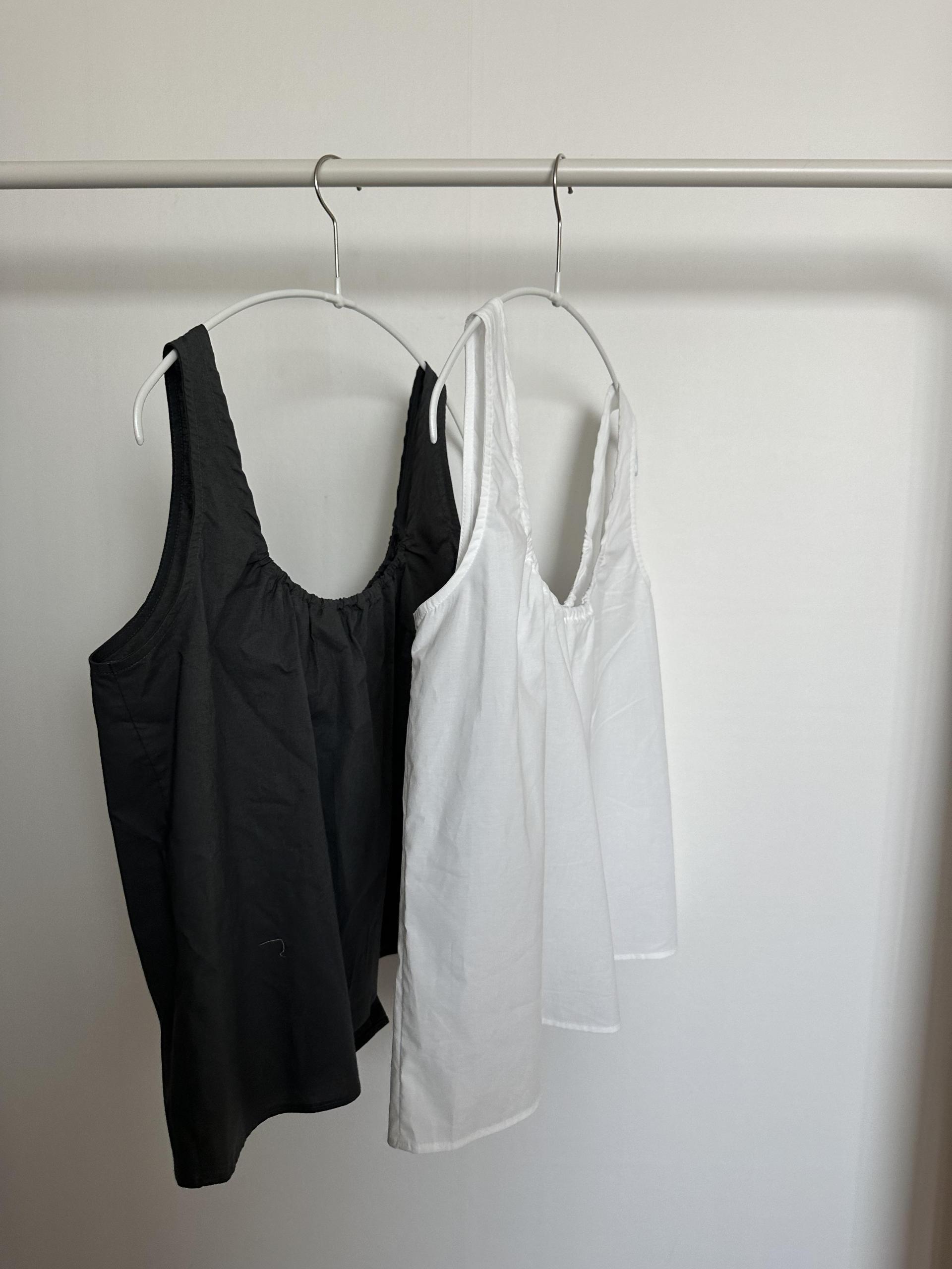 dew blouse (charcoal/white)