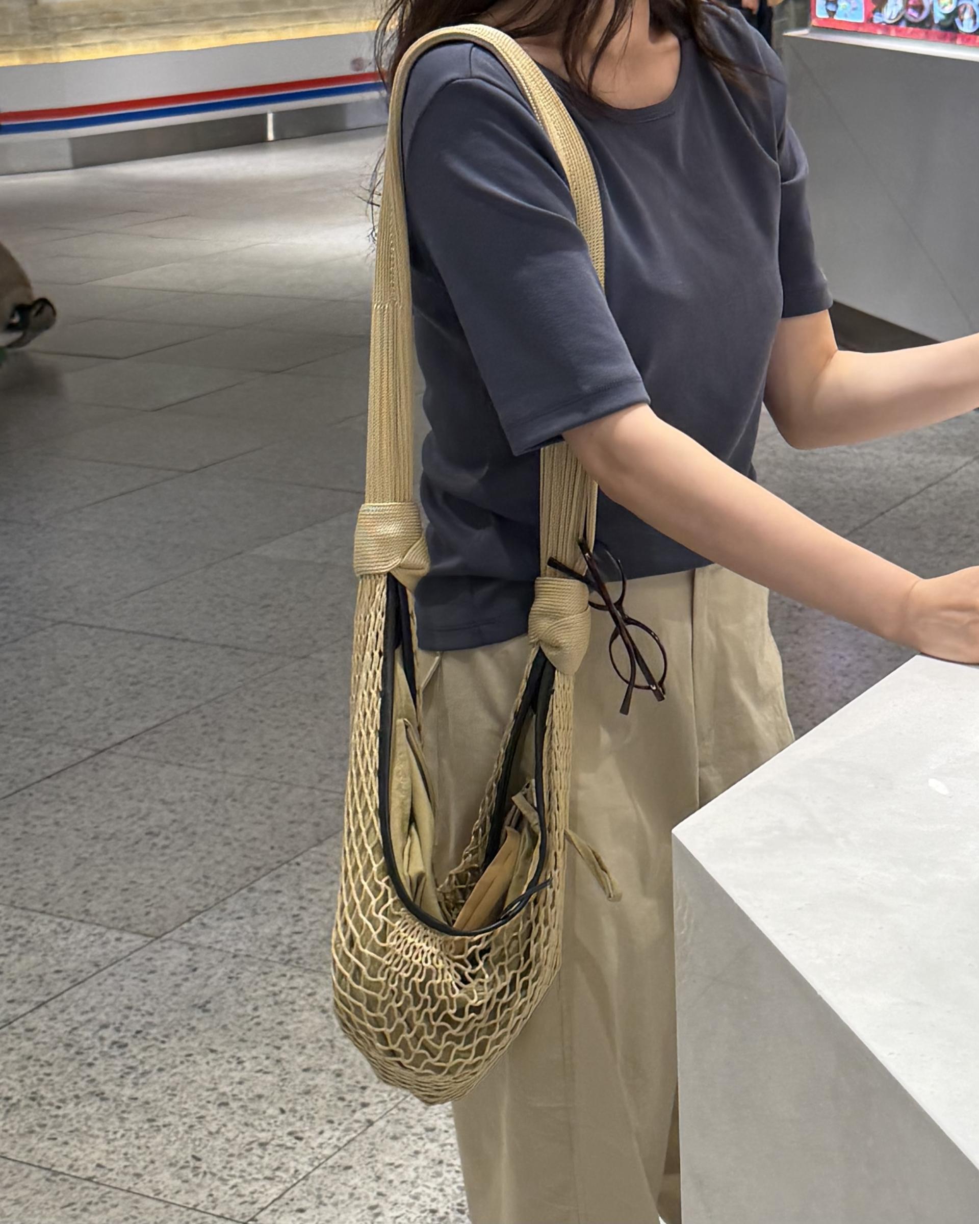 sand cotton pants (milk beige)