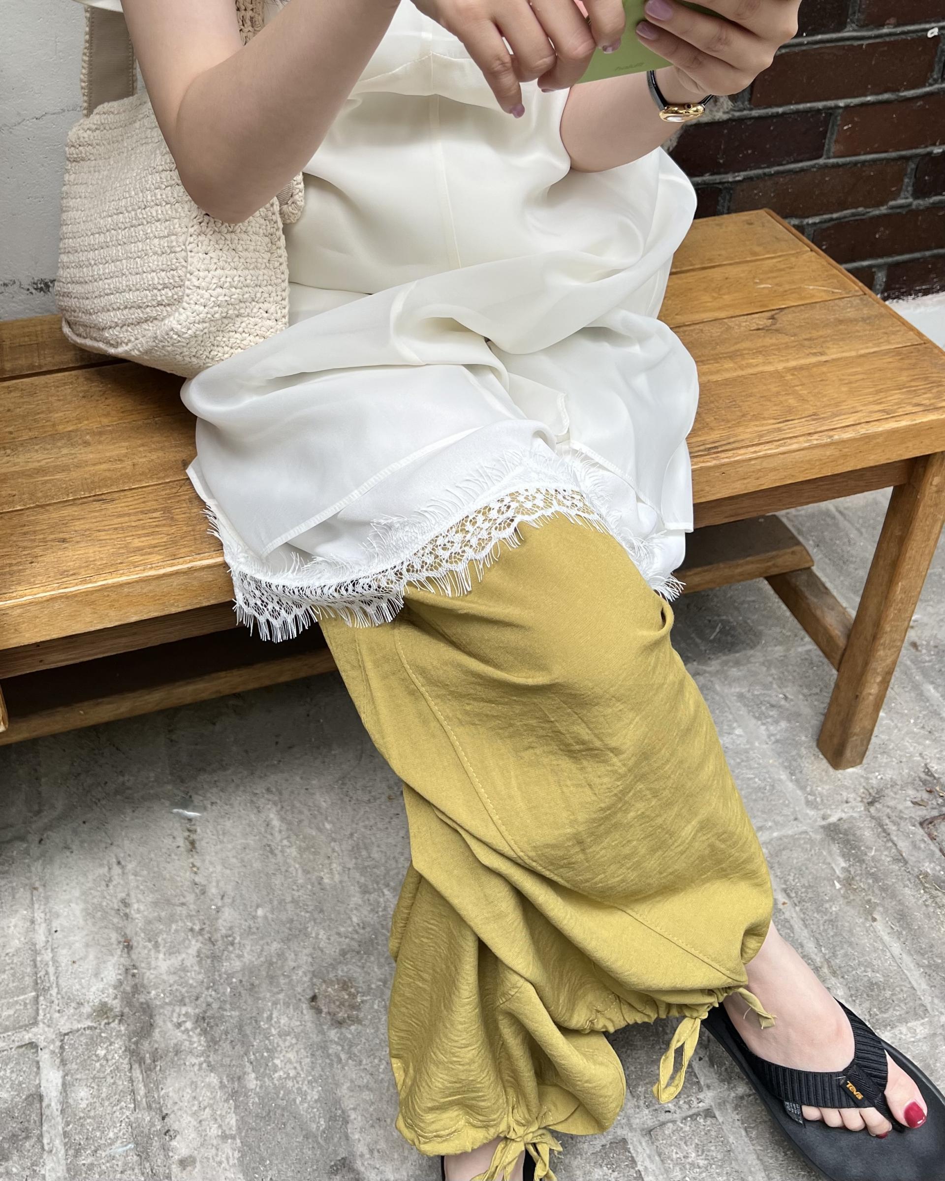 sheer layered dress (cream/dusty pink)