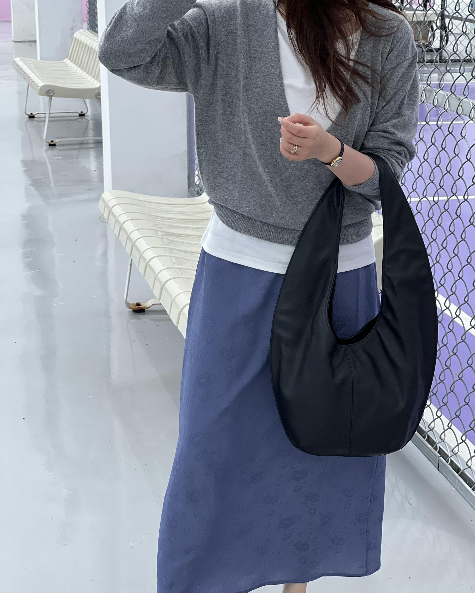 till deep v-neck knit (grey)
