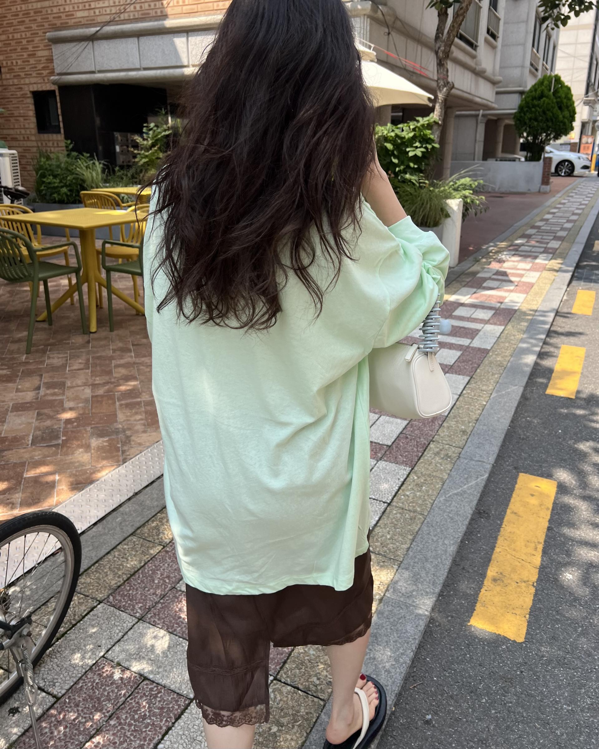 fruit top (white/mint/yellow/black/melange/pink)