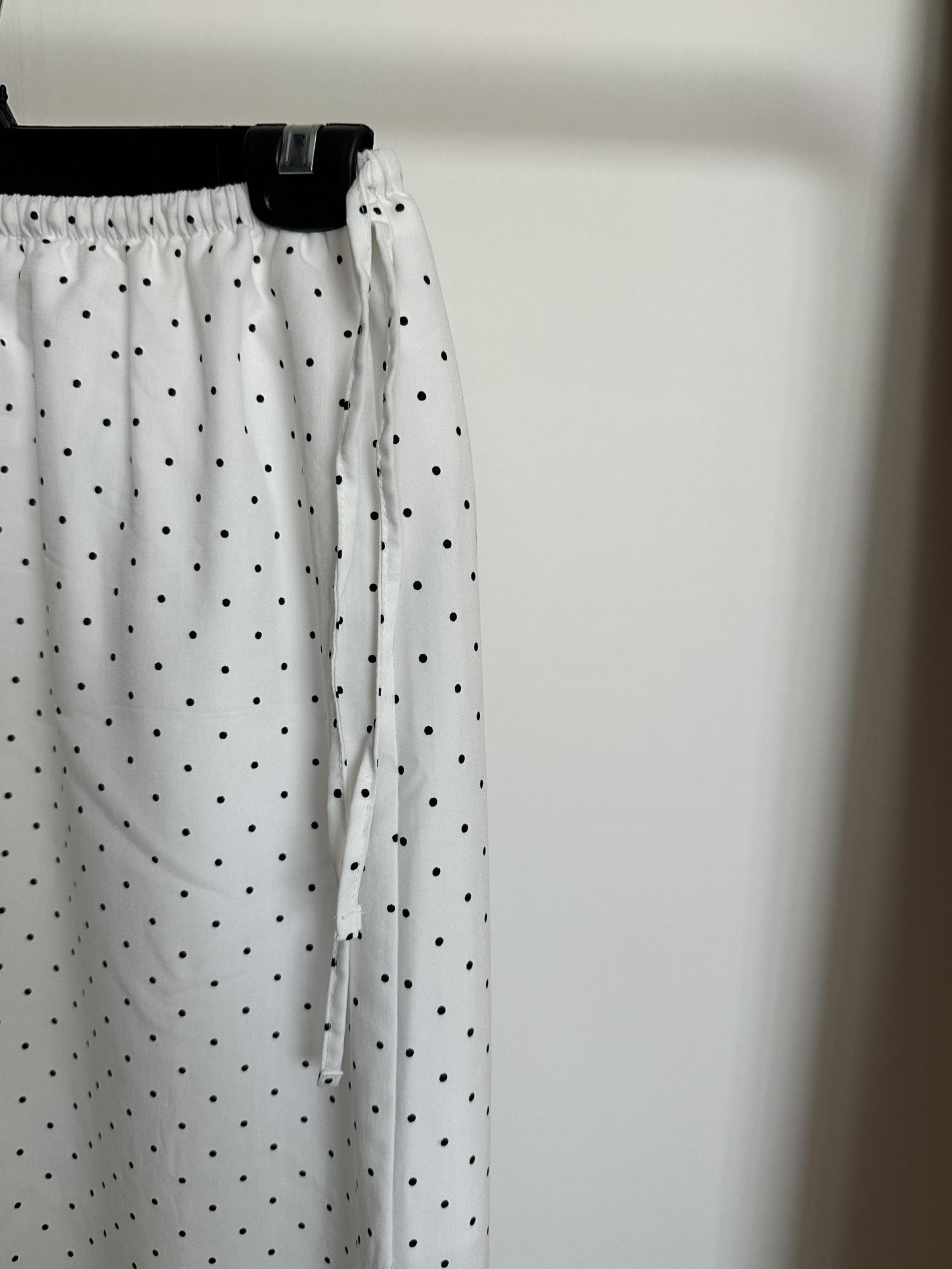 dot maxi skirt