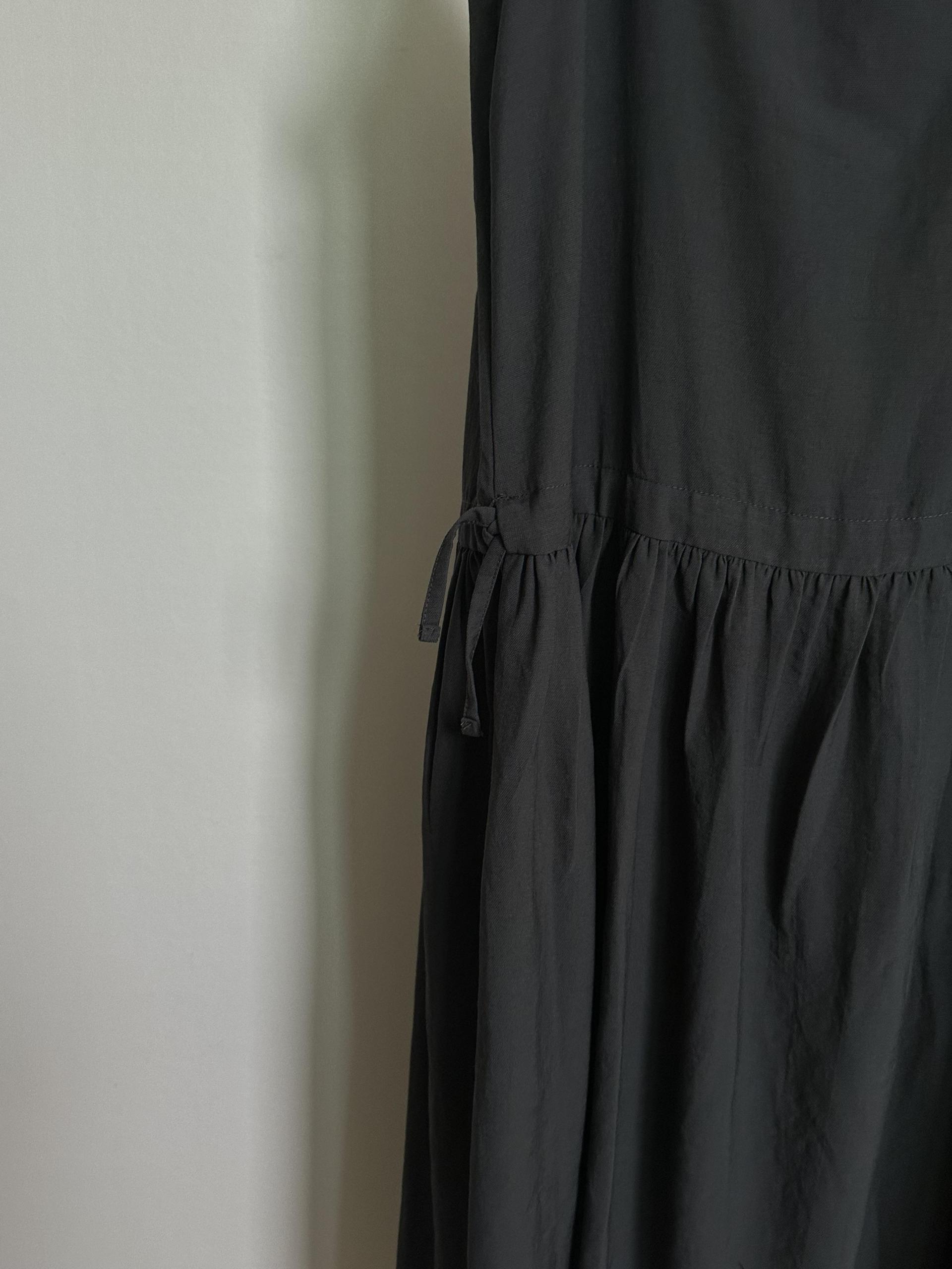 oatmeal dress (charcoal/cream)