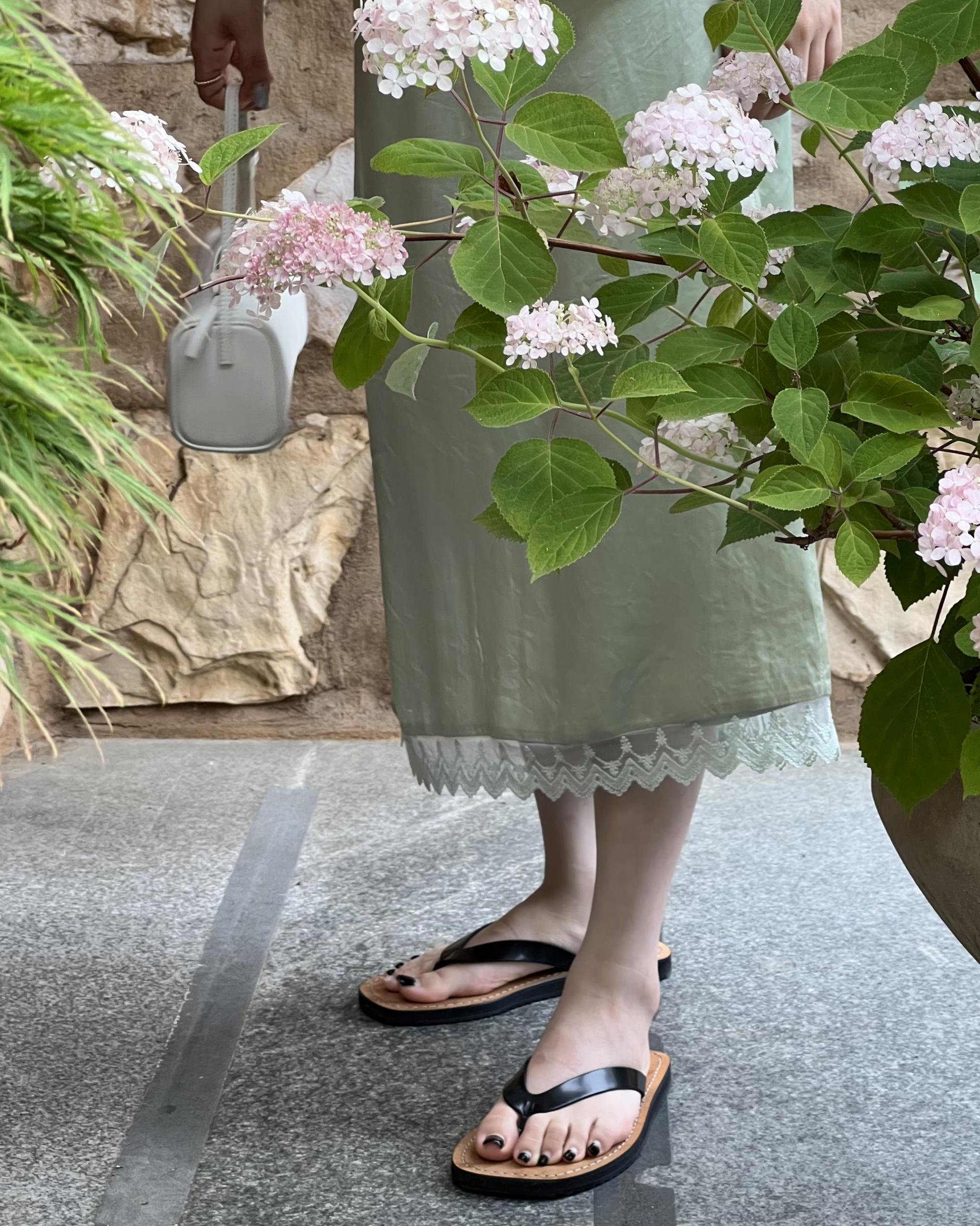 botanic blouse (mint/white)