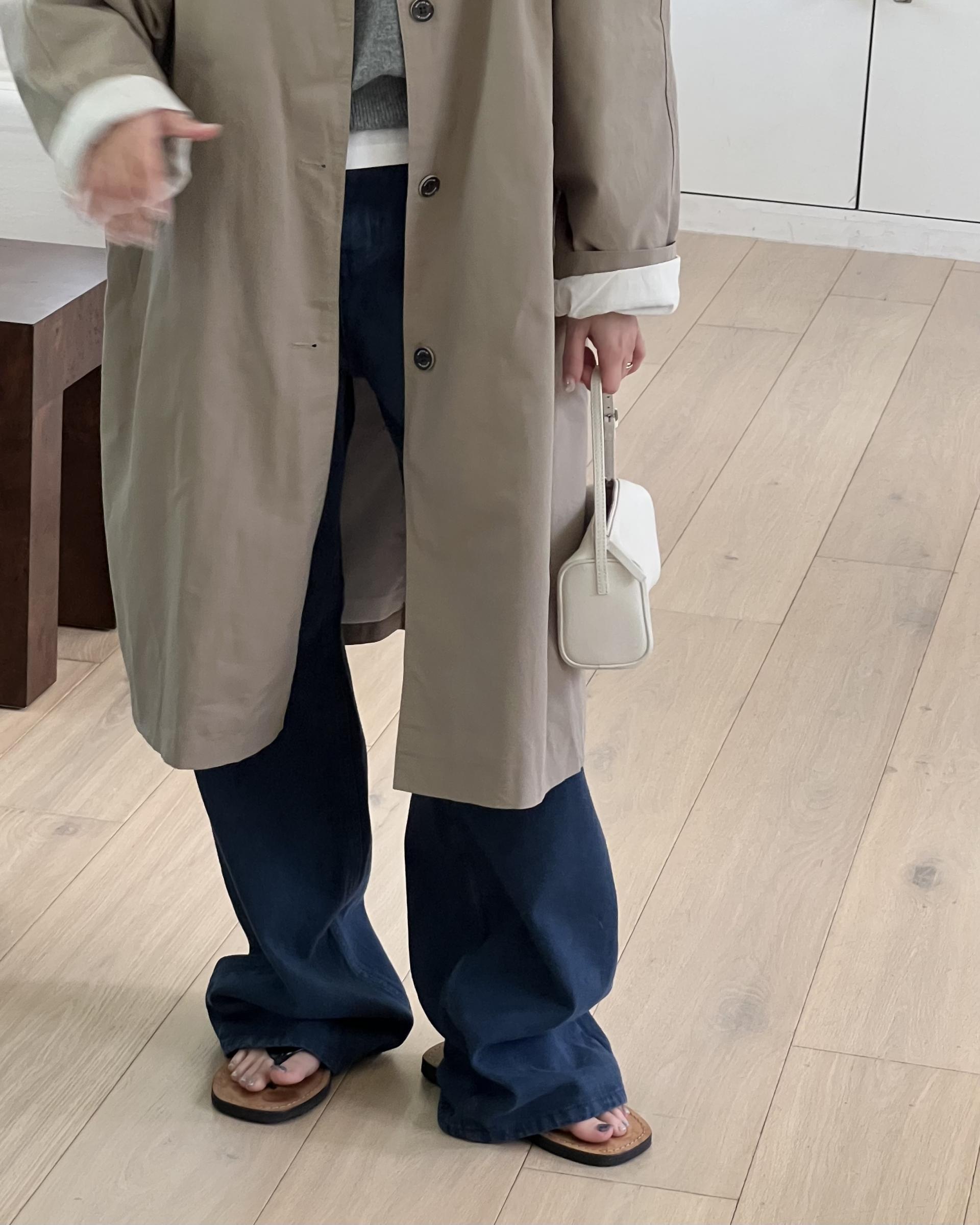 post single trench (khaki)