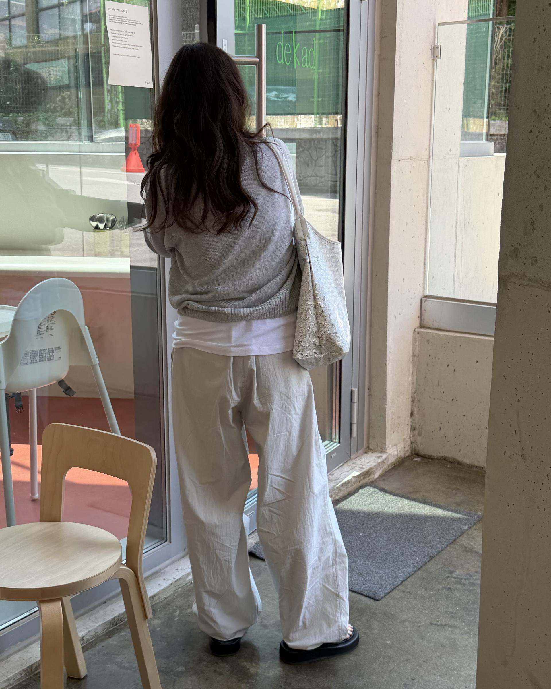 pampas string pants (pale grey)