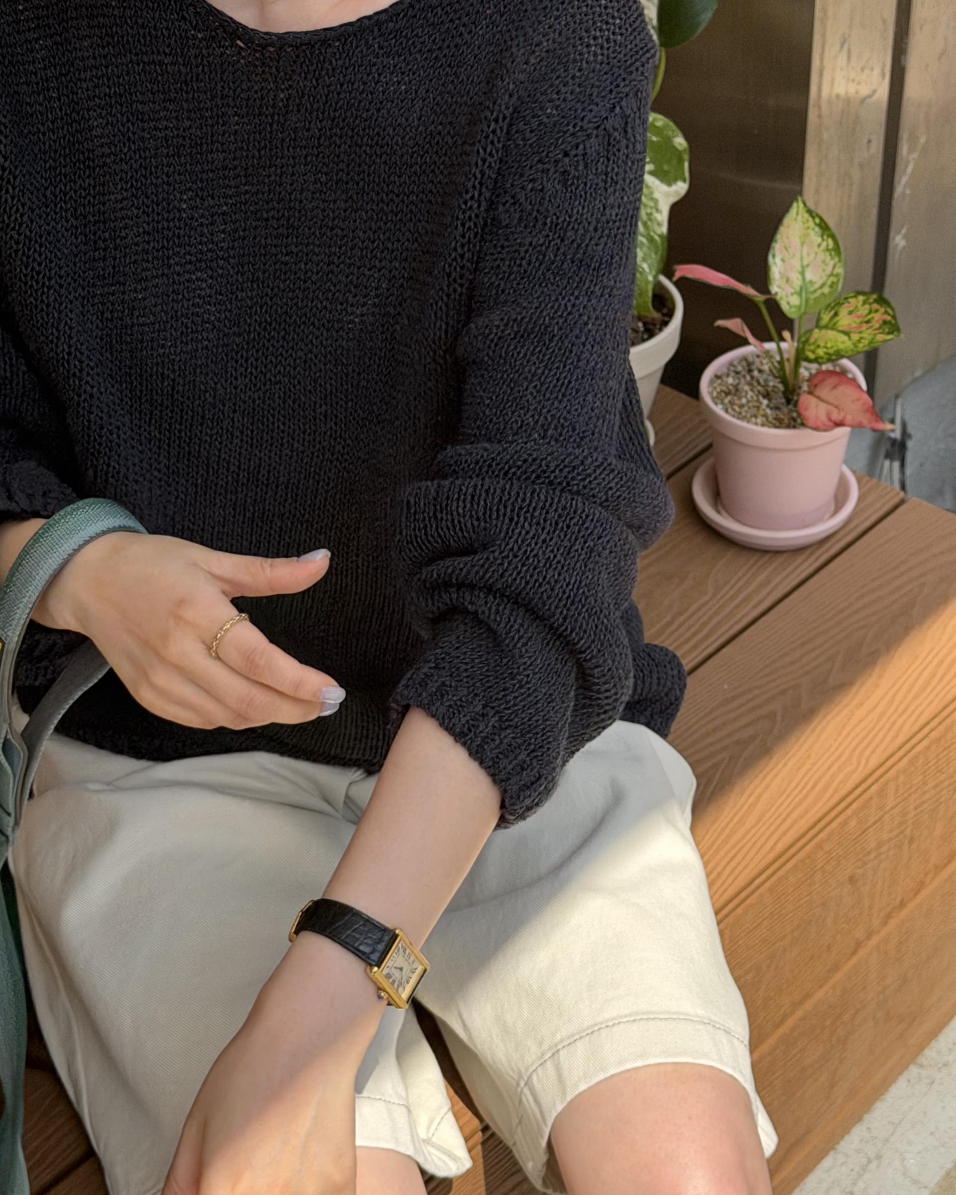 dolce knit (charcoal) 완