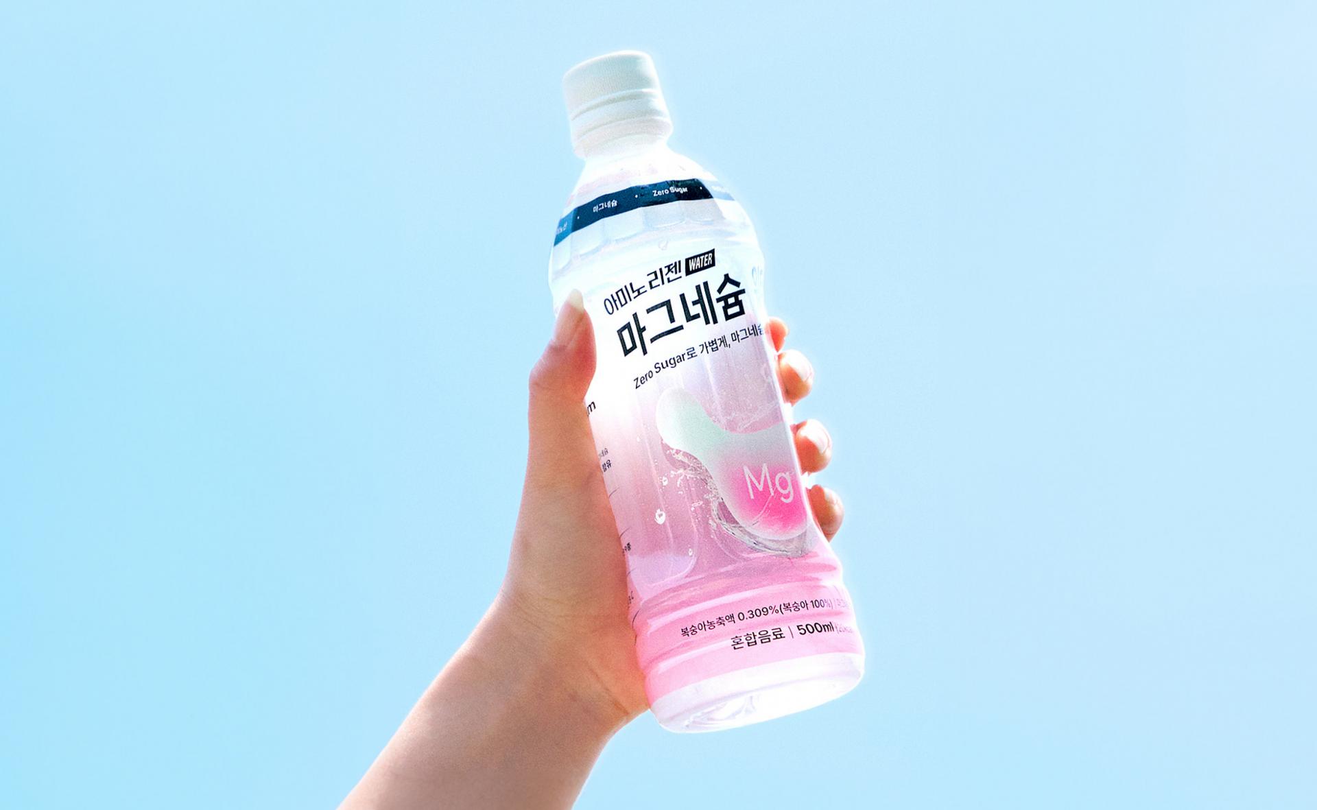 아미노리젠 마그네슘 워터, 마그네슘 워터, 마그네슘 물, 미네랄 생수, 미네랄 워터, 이온음료, 스포츠 음료, 운동 음료