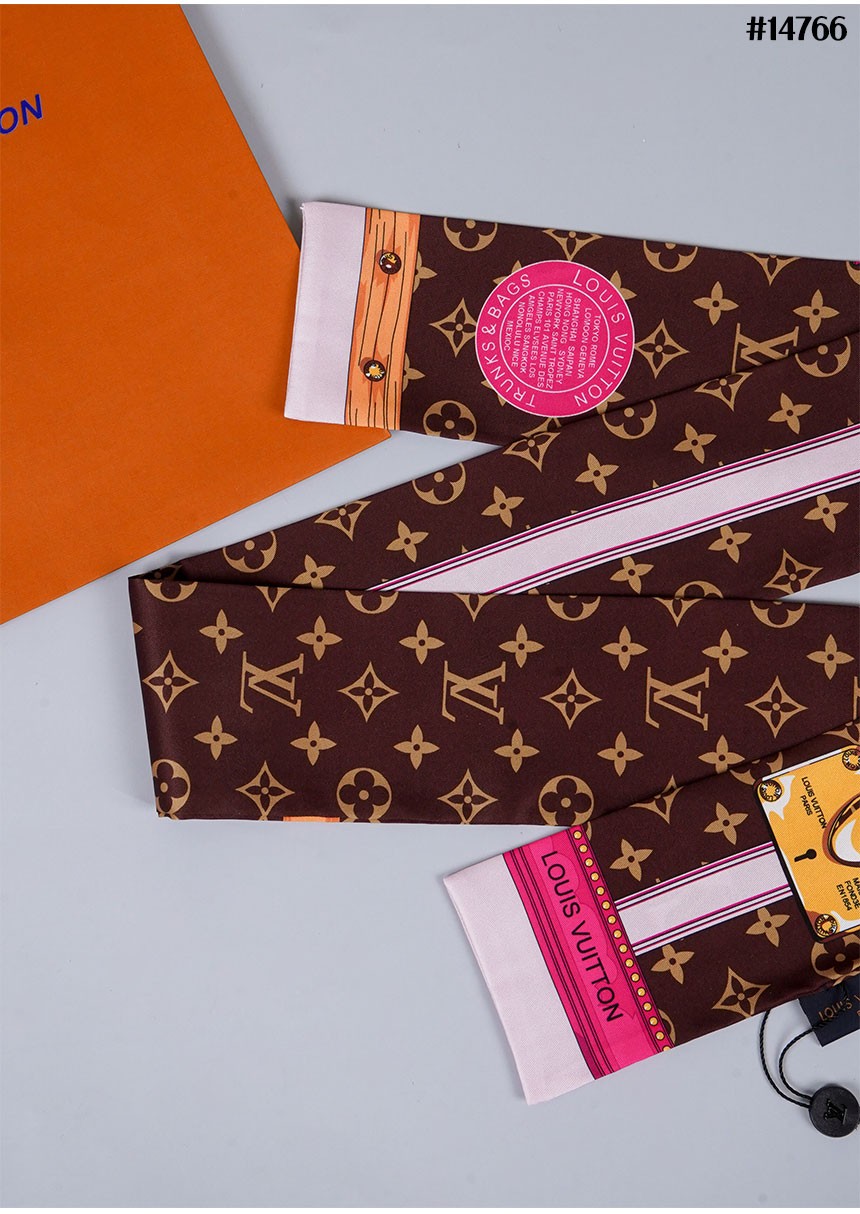 [LOUIS VUITTON] 루이비통 모노그램 트렁크 스트랩 방도 스카프