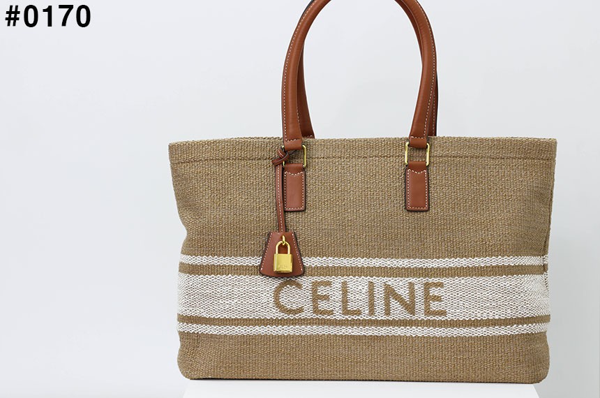 [CELINE] 셀린느 호리즌탈 카바스 로고 토트백