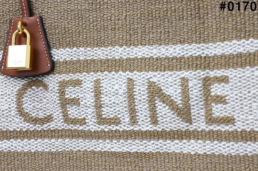 [CELINE] 셀린느 호리즌탈 카바스 로고 토트백