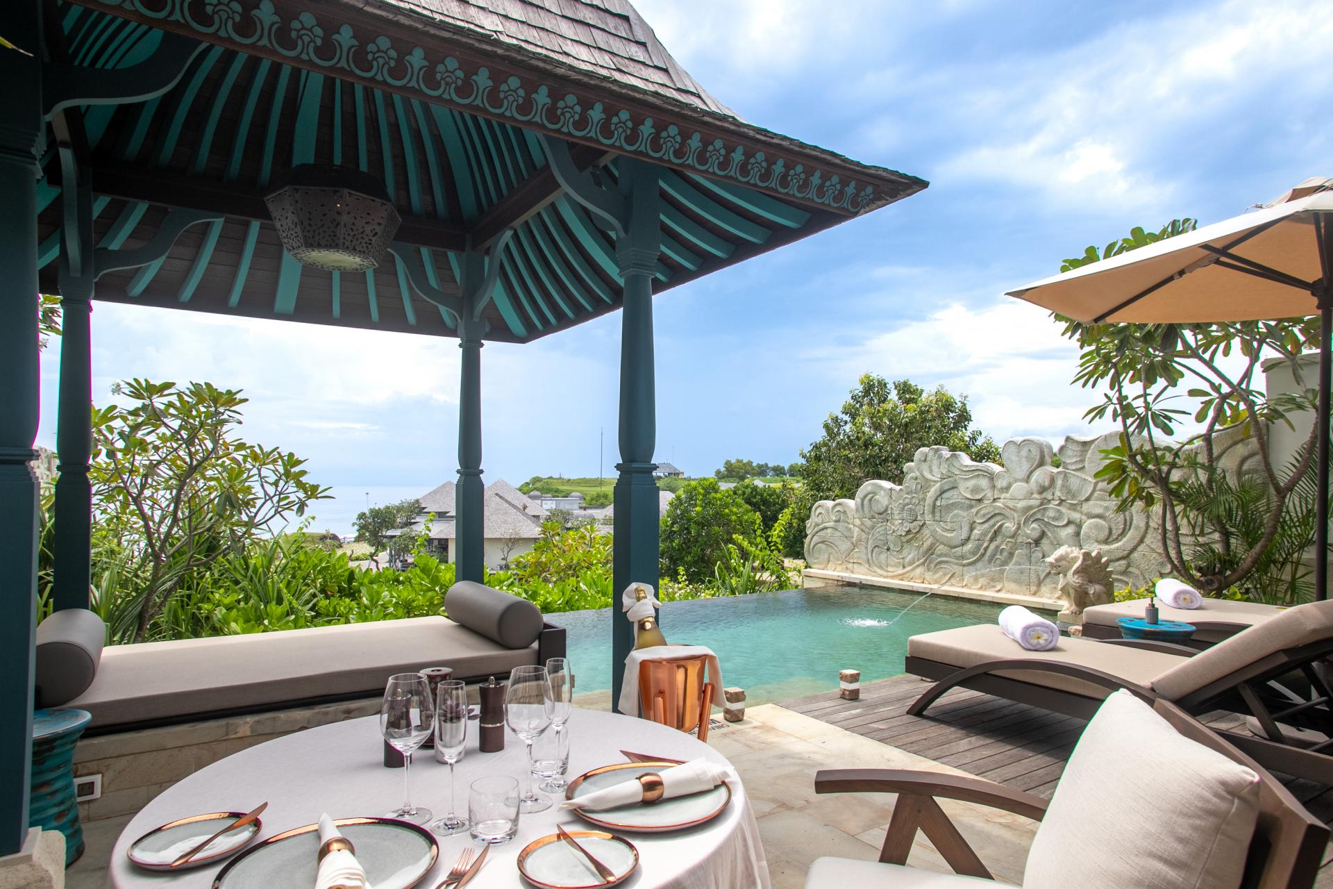 발리 주메이라 풀빌라에서 바라본 오션뷰