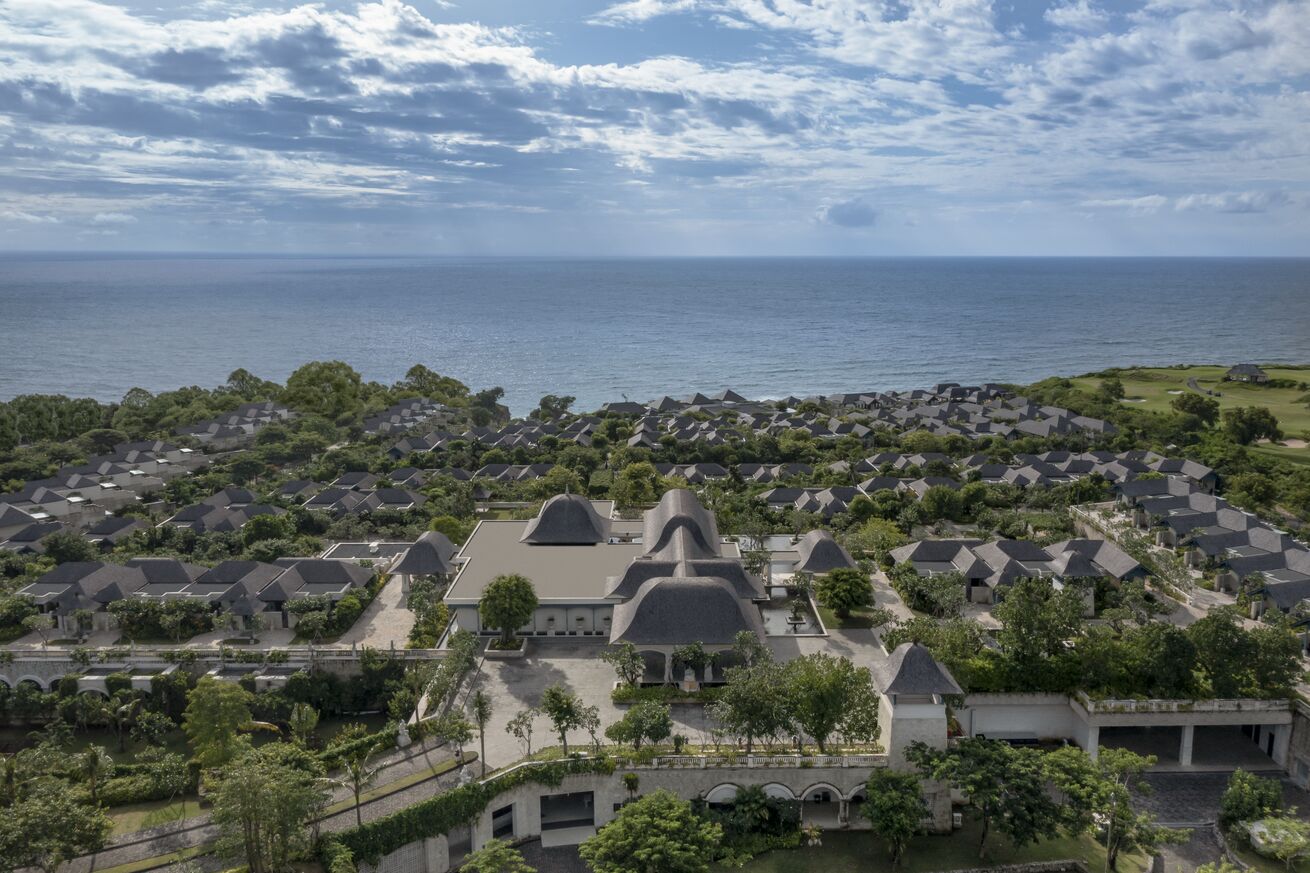 주메이라 발리 풀빌라 허니문 오션뷰 전경