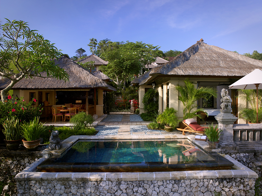 발리 포시즌 짐바란 풀빌라 개인 전용 수영장 전경