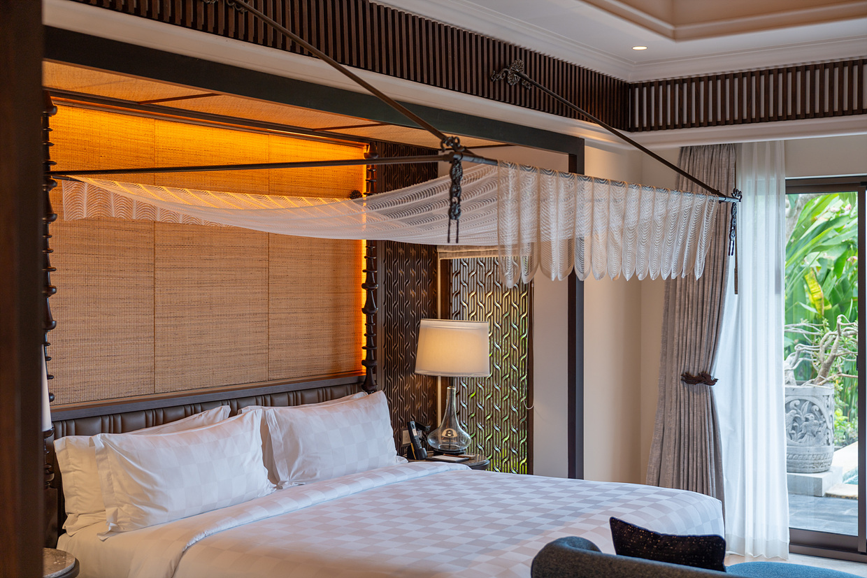 발리 신혼여행 아야나 풀빌라 침실