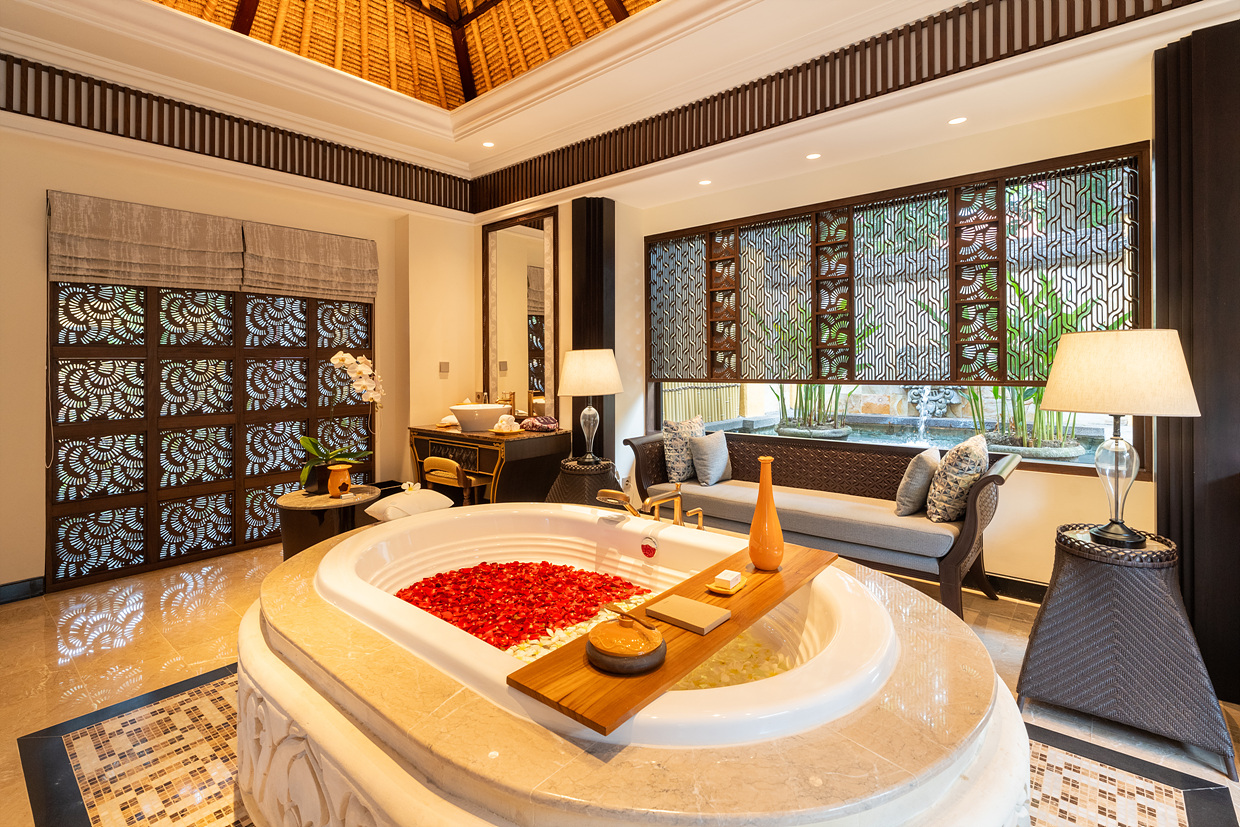 발리 아야나 풀빌라 욕조