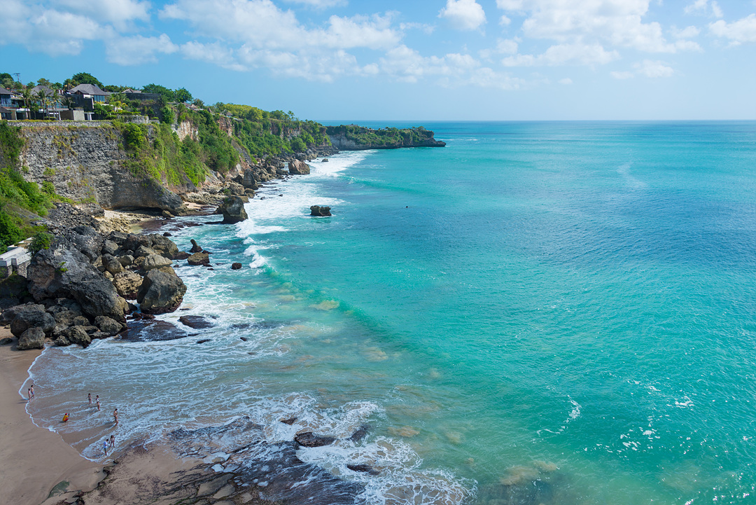 아야나 풀빌라에서 바라본 바다