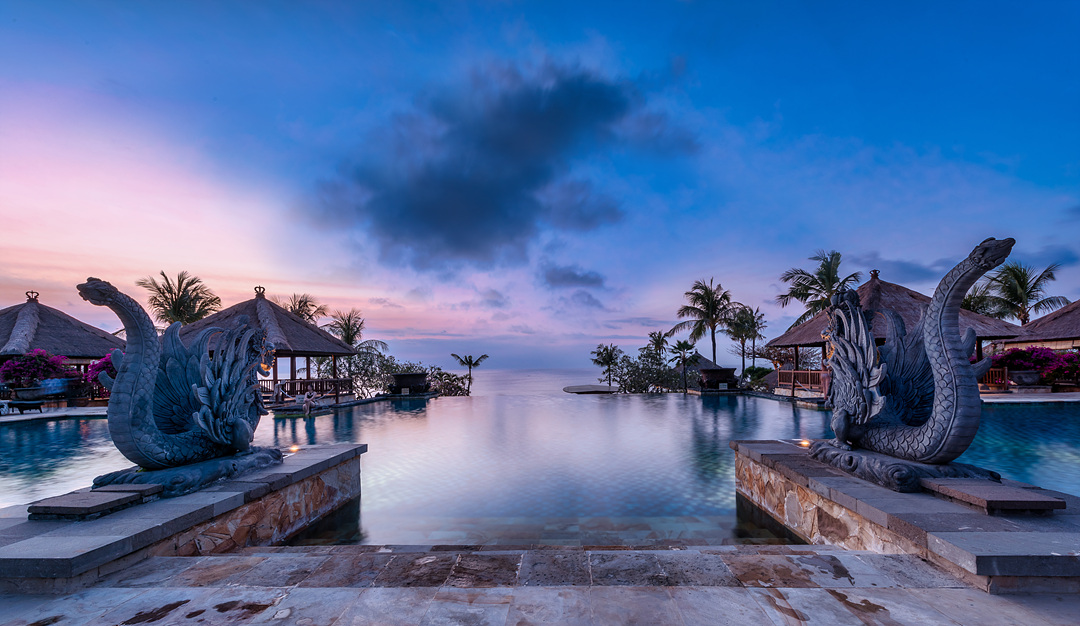 아야나 풀빌라 프라이빗 인피니티 풀 전경