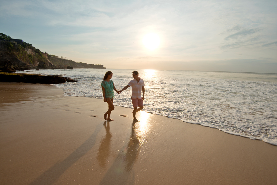 아야나 리조트 해변과 일몰 뷰