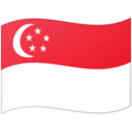 Flag: Singapore on Google Noto Color Emoji 15.0