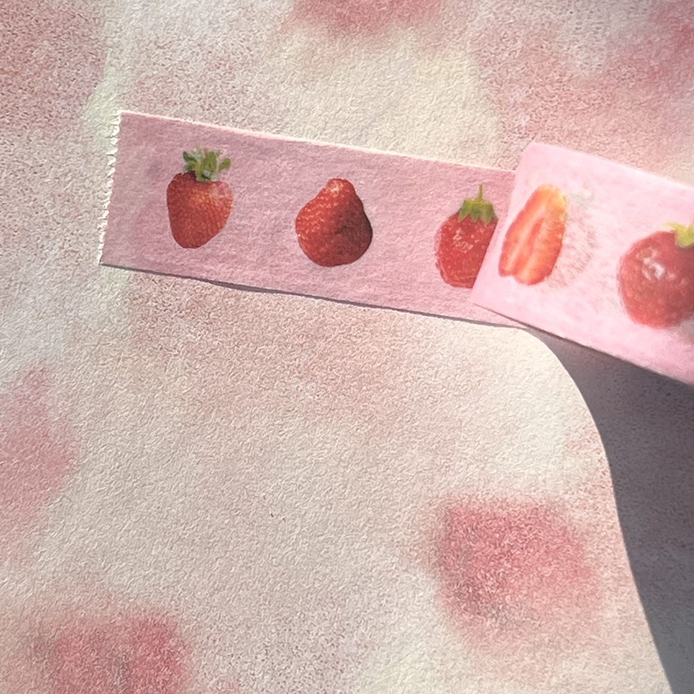 [자그네] 딸기 마스킹테이프
