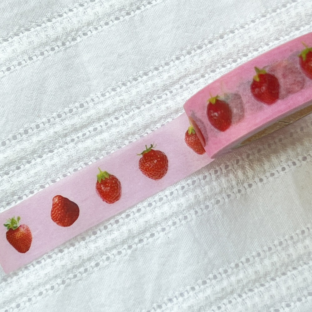 [자그네] 딸기 마스킹테이프