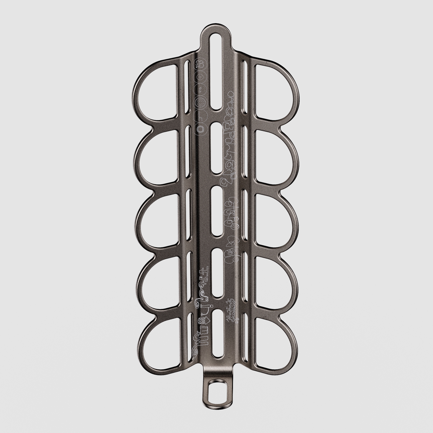 [Botchedbikes] Titanium Caterpillar cargo cage