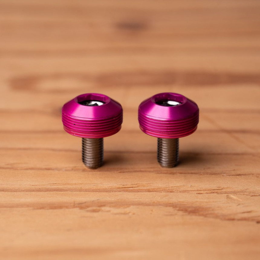 [Bluelug] Bumpy crank cap set - pink