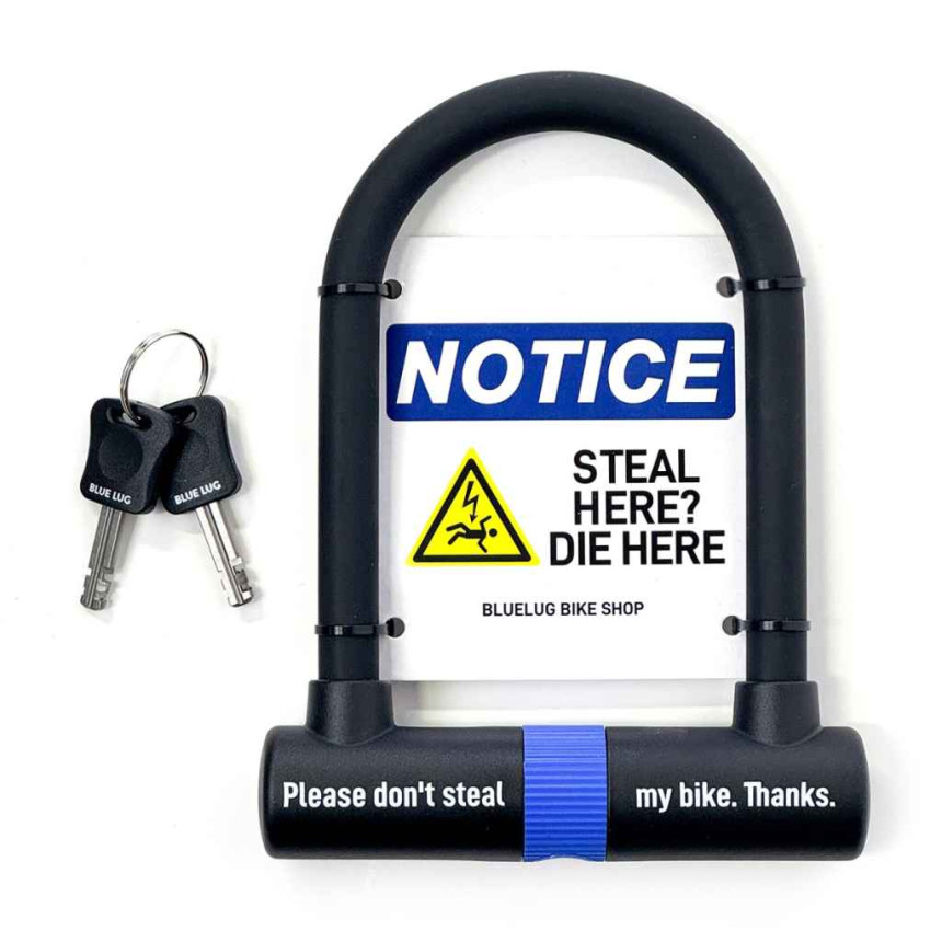 [Bluelug] Steel U-lock