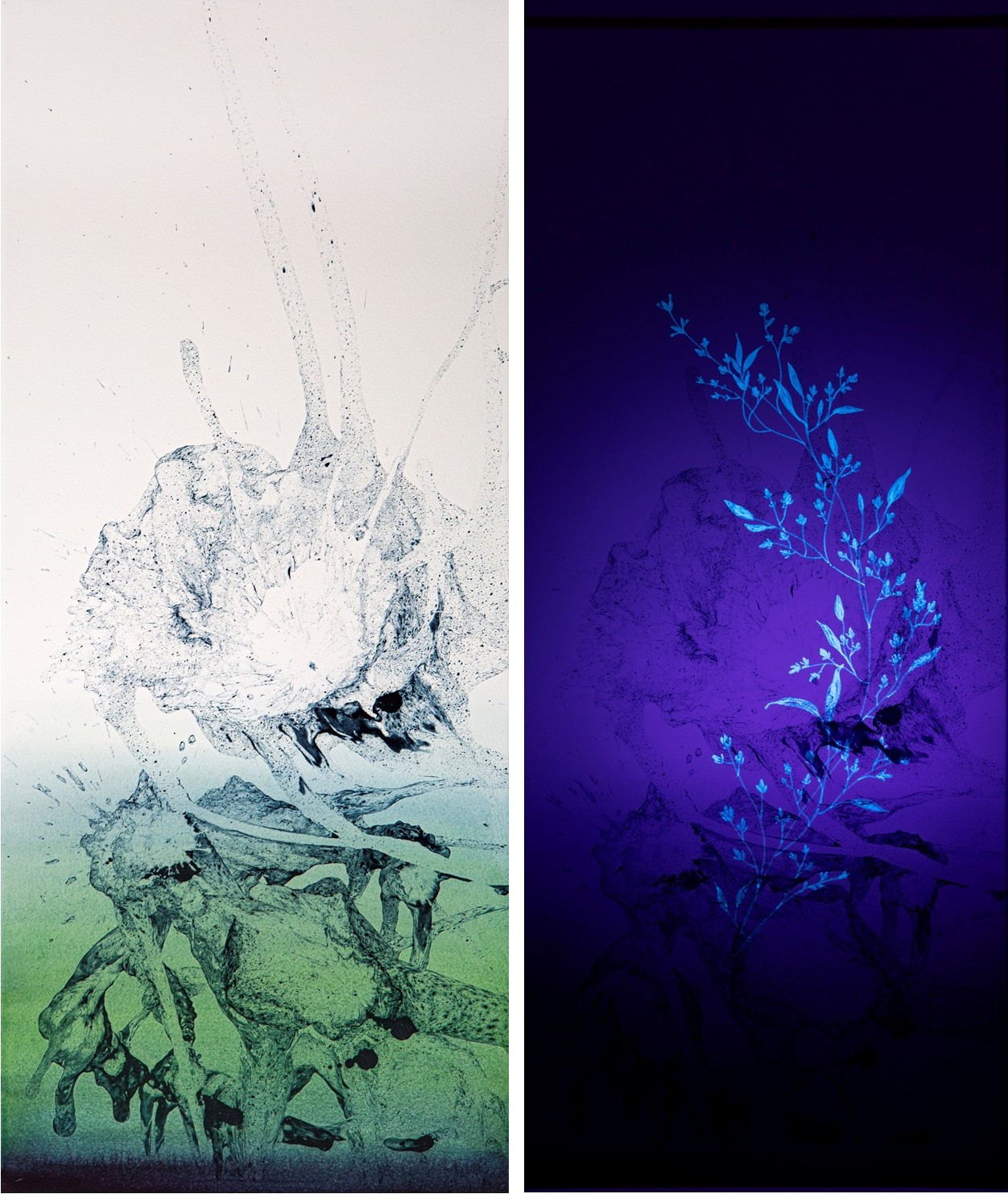 1. 김가을_파동(波動) 숨은풍경_종이 위에 혼합재료_30×70cm_2025.jpg