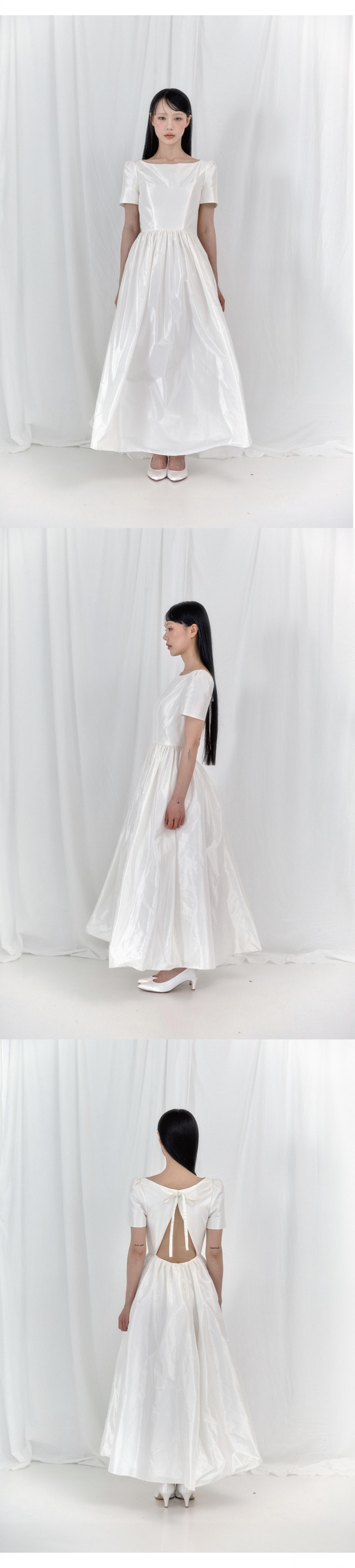 Taffeta Back_Slit White 복제