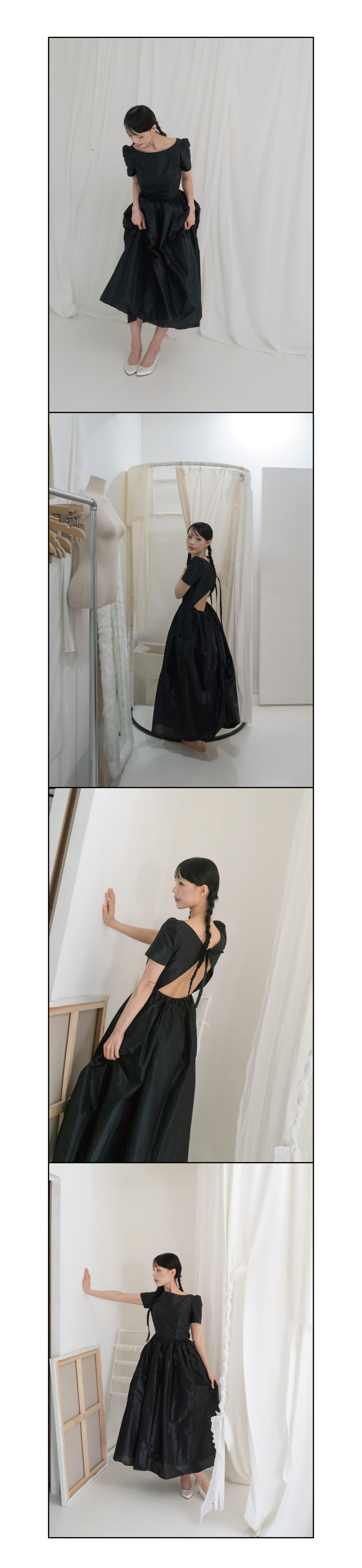 Taffeta Back_Slit Black 복제
