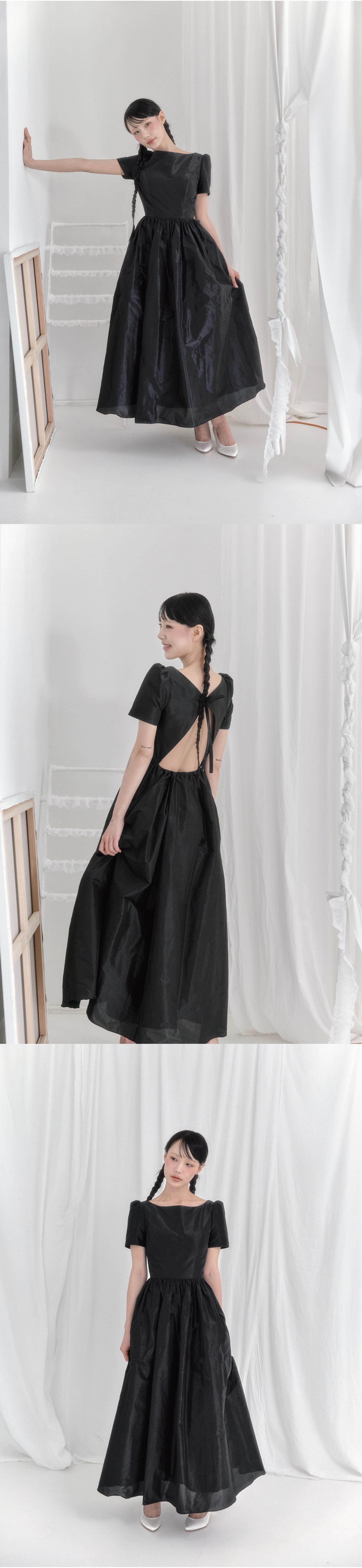 Taffeta Back_Slit Black 복제
