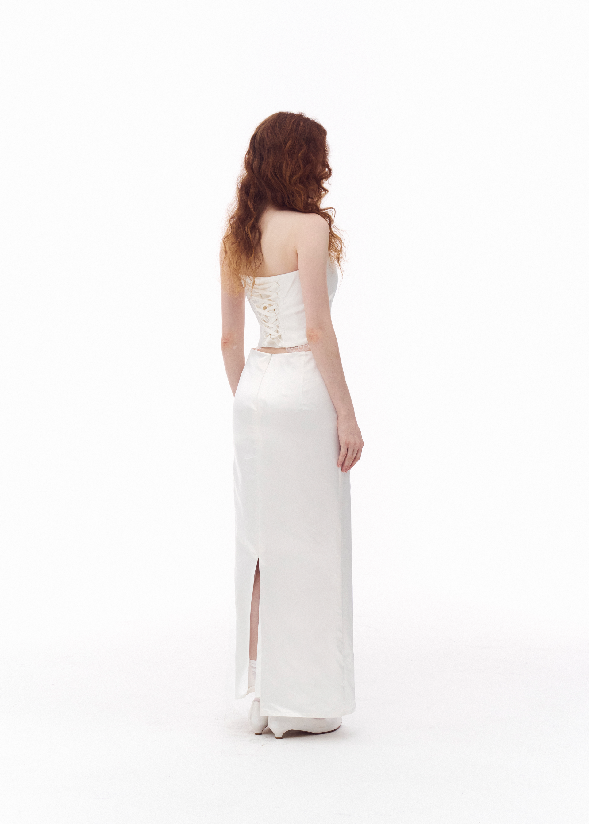 White Silk Two piece _Rental 572,000₩