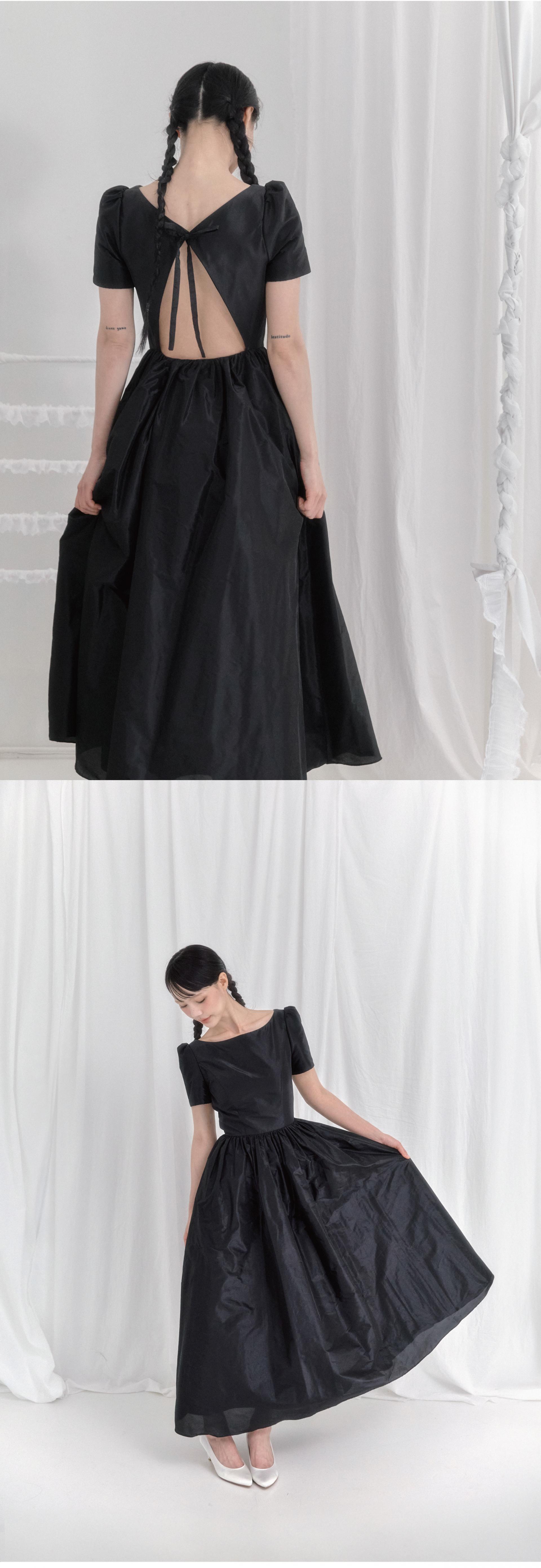 Taffeta Back_Slit Black 복제