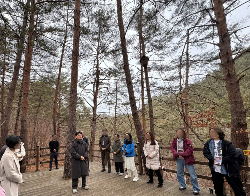 박대성 원불교 교무의 명상 지도 [촬영 고미혜]
