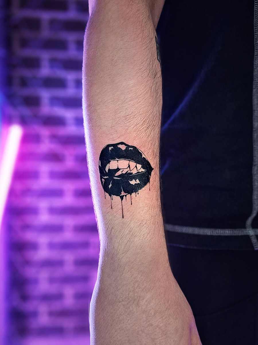 YM타투 블랙워크 타투 도안