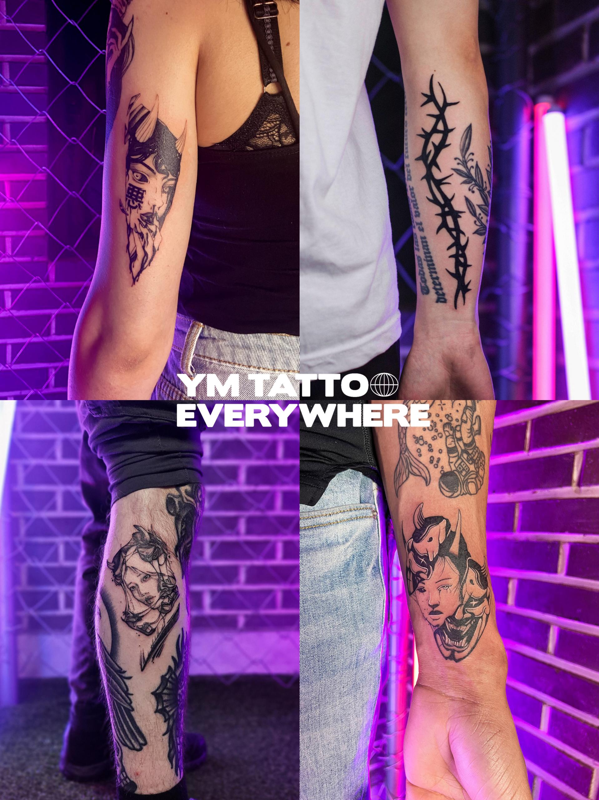 Korean blackwork tattoo styles