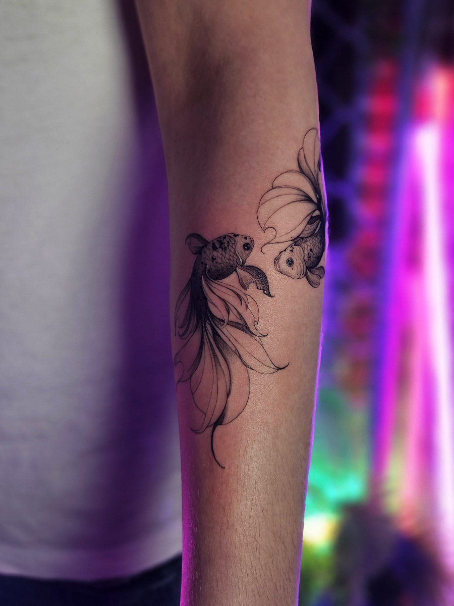 Korean design tattoo work in Seoul