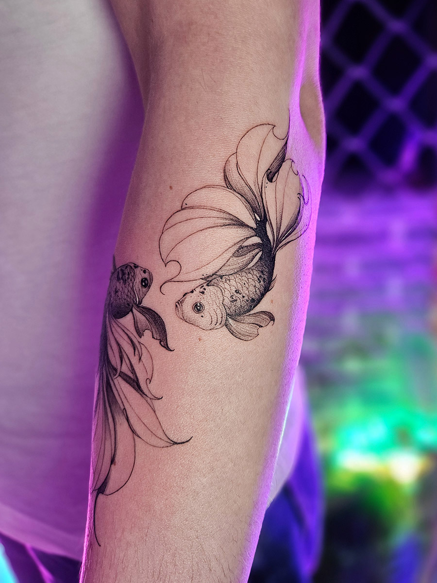 Koi tattoo symbolism and meaning in Korea