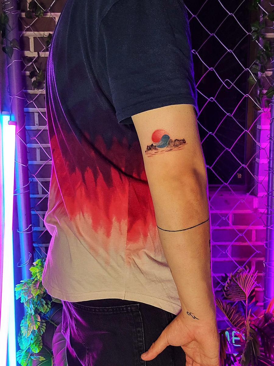 korea taegeuk tattoo work