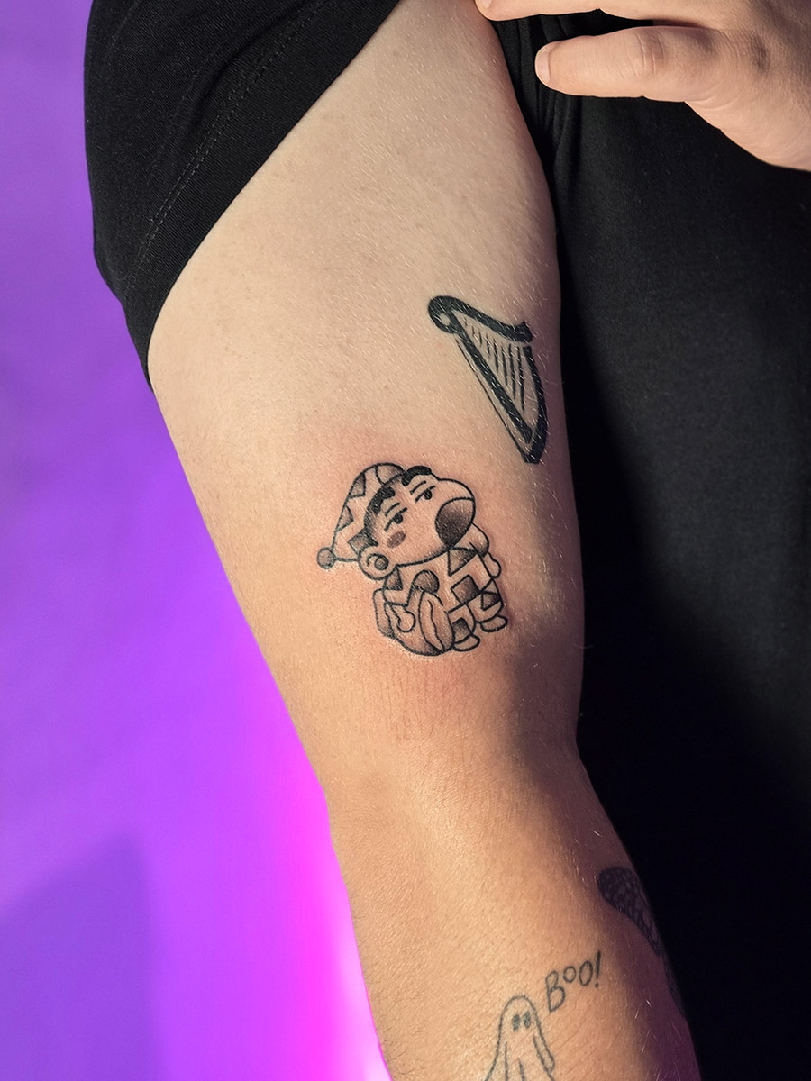 귀여운 캐릭터 타투 디자인