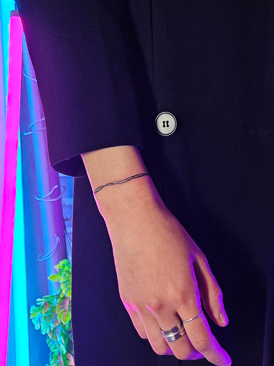 Entrance of a Seoul tattoo studio