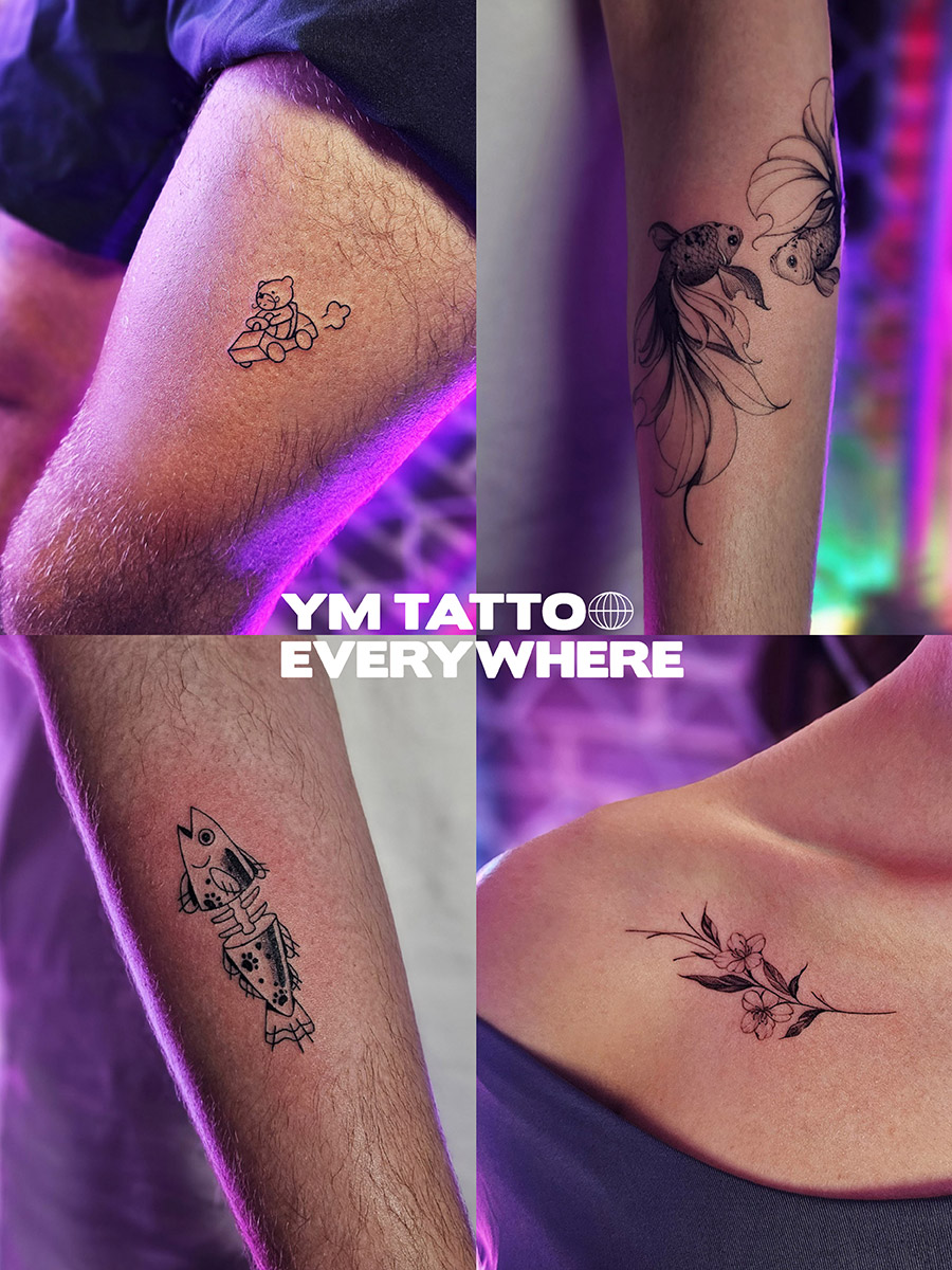 South Korean tattoos portfolio at YM Tattoo