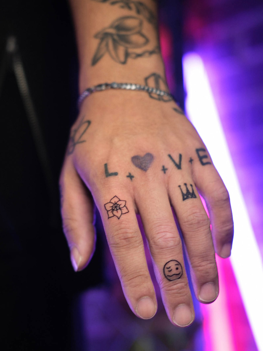 Hongdae street food and busking atmosphere