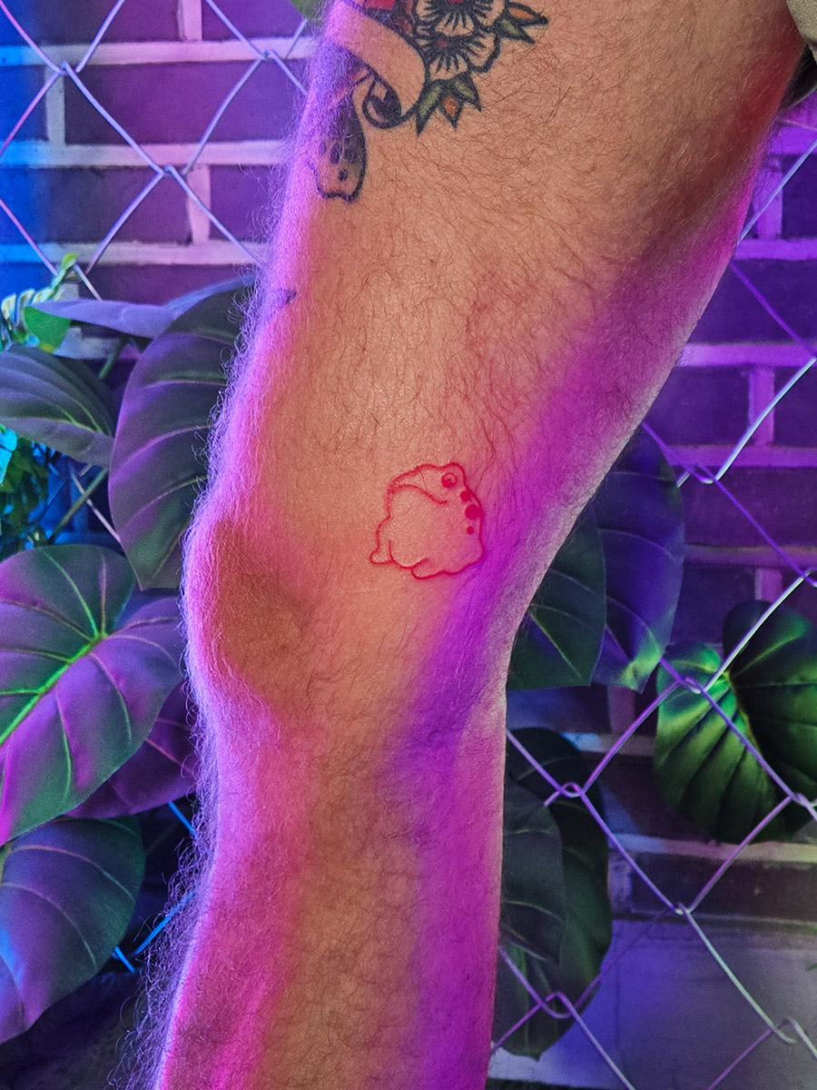 Jinro soju frog tattoo idea